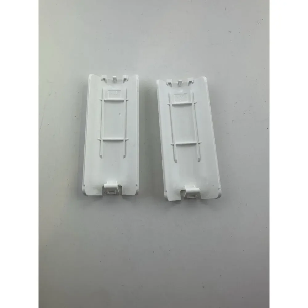 2 Nintendo Wii Remote Replacement Back Battery Door Cover White Fast Shipping